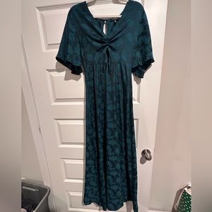Floral Green FORE Maxi Dress